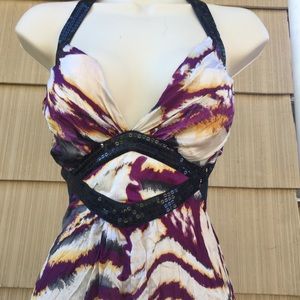 Bebe Sequin Dress Size M